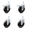 Service Caster 5 Inch Hard Rubber Swivel 3/8 Inch Threaded Stem Caster Total Lock Brakes, 2PK SCC-TSTTL20S514-HRS-381615-2-S-2 - alternate 1